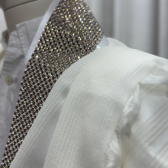 טלית צמר מהודרת דגם "קריסטל גולד"