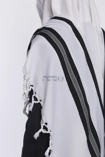 טלית צמר מהודרת דגם "כמו טורקיש"