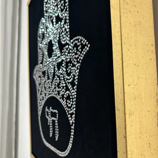 ציור קריסטל סברובסקי SWAROVSKI- חמסה