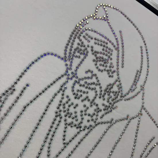 ציור קריסטל סברובסקי SWAROVSKI "בבא סאלי"