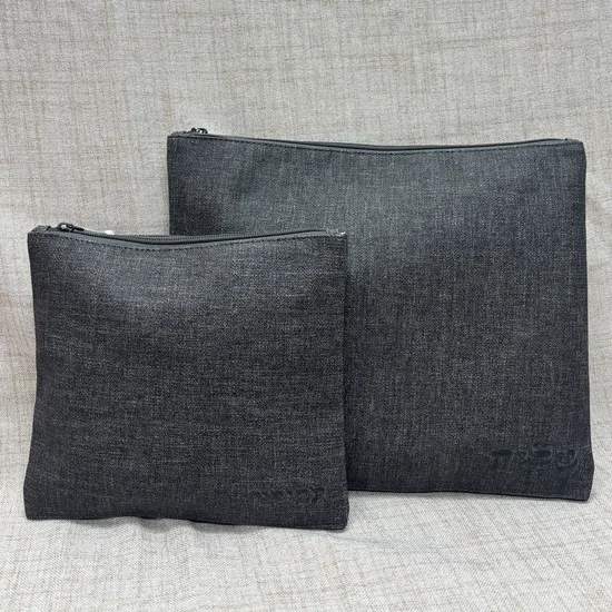 סט כיסויים לטלית ותפילין דגם "גריי ג'ינס"