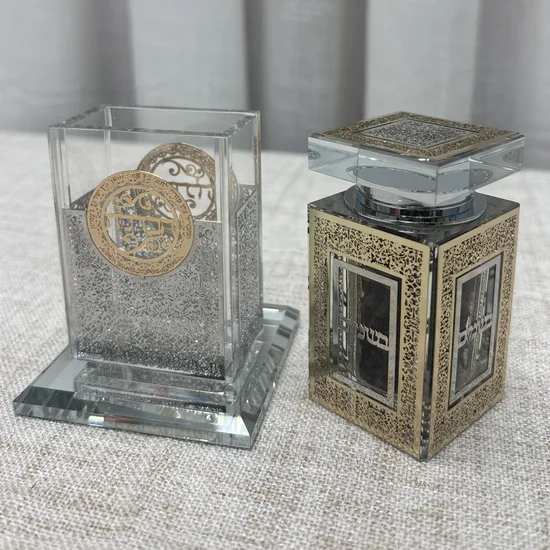 סט הבדלה קריסטל דגם "גולד"