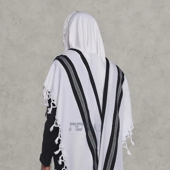 טלית צמר מהודרת דגם "כמו טורקיש"