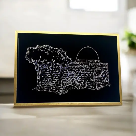 ציור קריסטל סברובסקי SWAROVSKI - קבר רחל